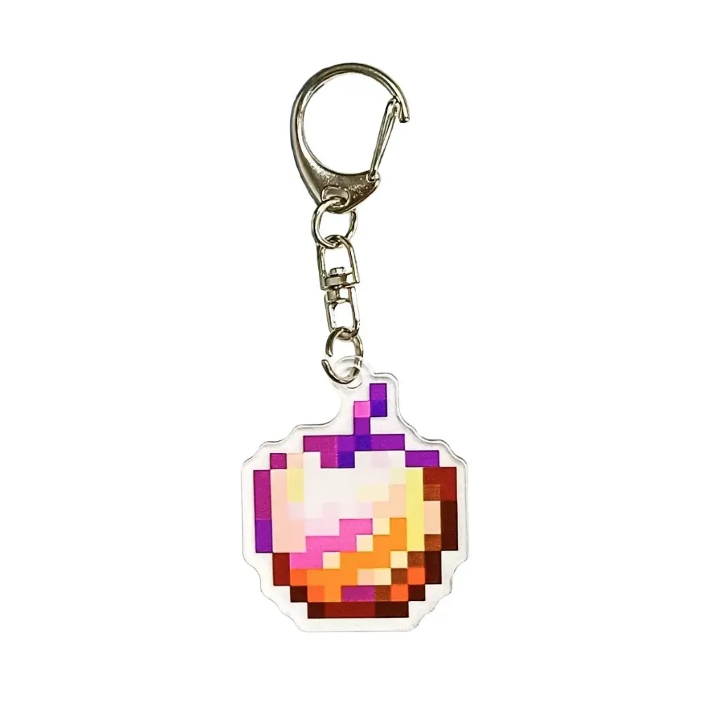 Notch apple keychain